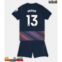 Camisa de Futebol Tottenham Hotspur Destiny Udogie #13 Equipamento Secundário Infantil 2026-27 Manga Curta (+ Calças curtas)